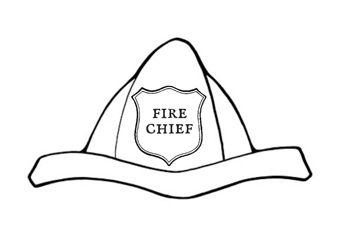 Front View Of Firefighter Helmet For Colouring In Decorating And Turning Into A Party Hat By Add Fire Safety Theme Firefighter Crafts Sight Words Kindergarten