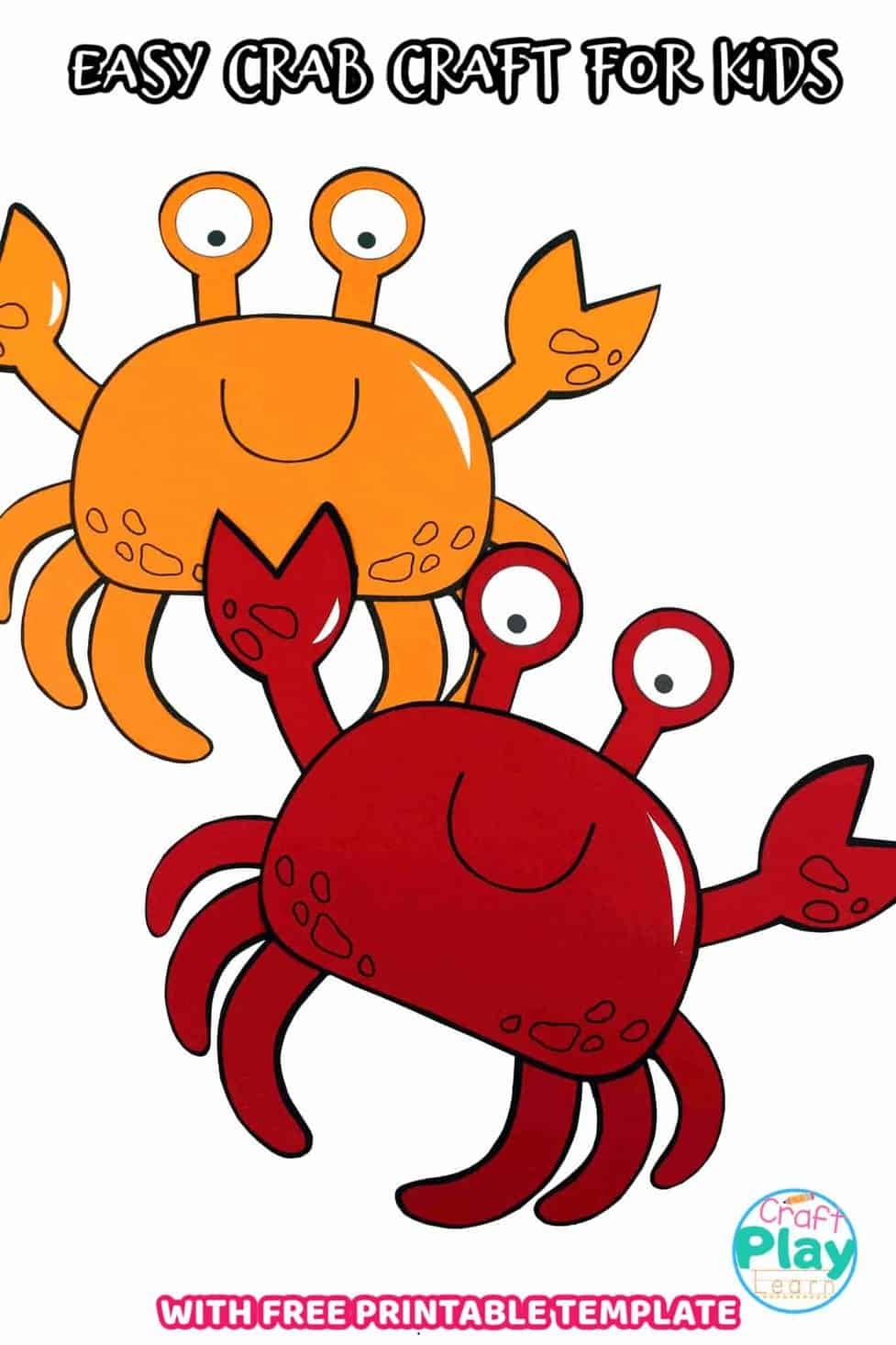 Printable Crab Craft Template