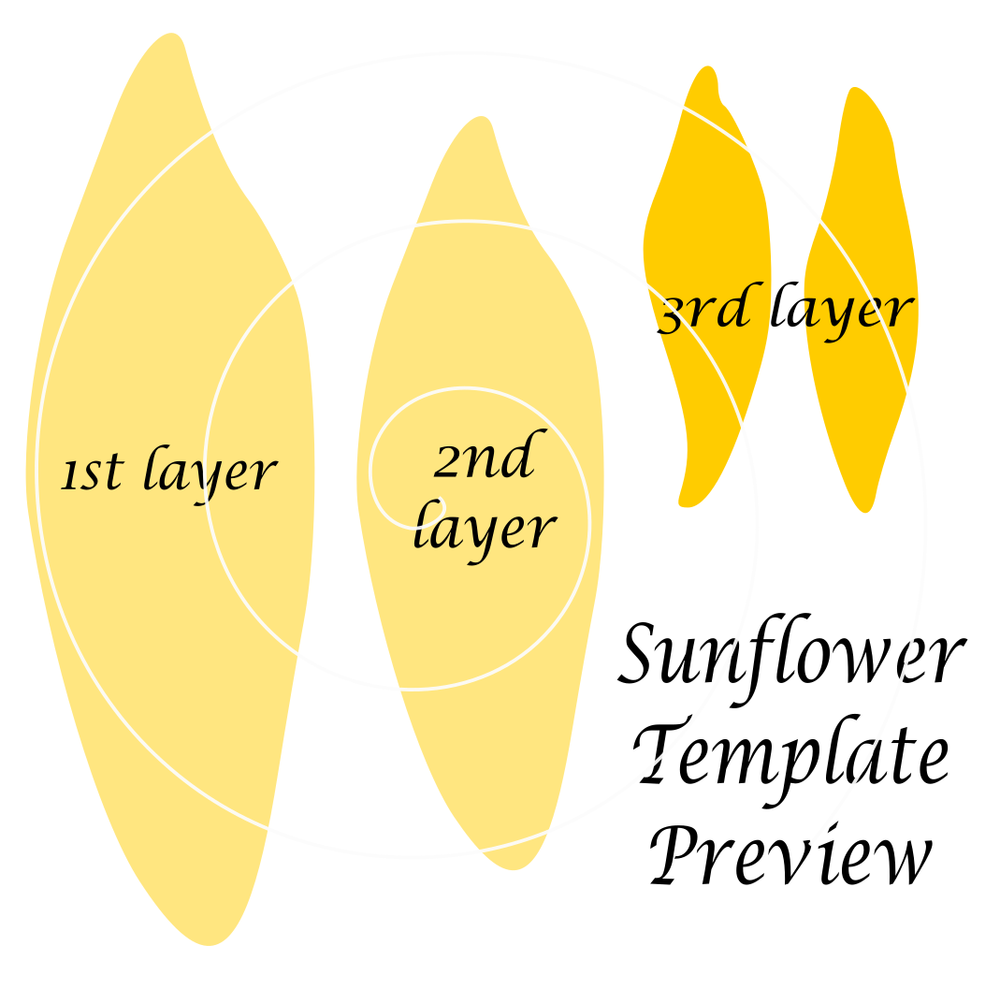 Giant Paper Sunflower Templates Catching Colorlfies Paper Sunflowers Sunflower Paper Flowers Sunflower Template