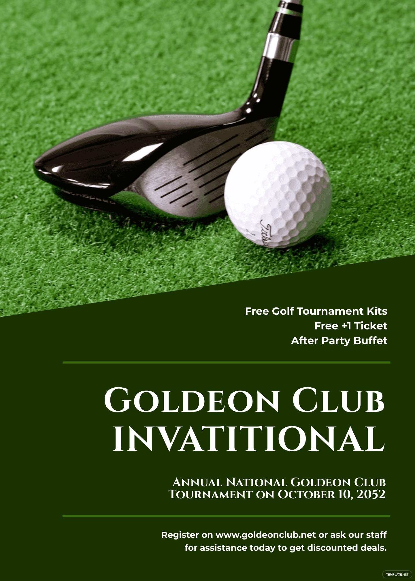 Printable Free Golf Templates For Word