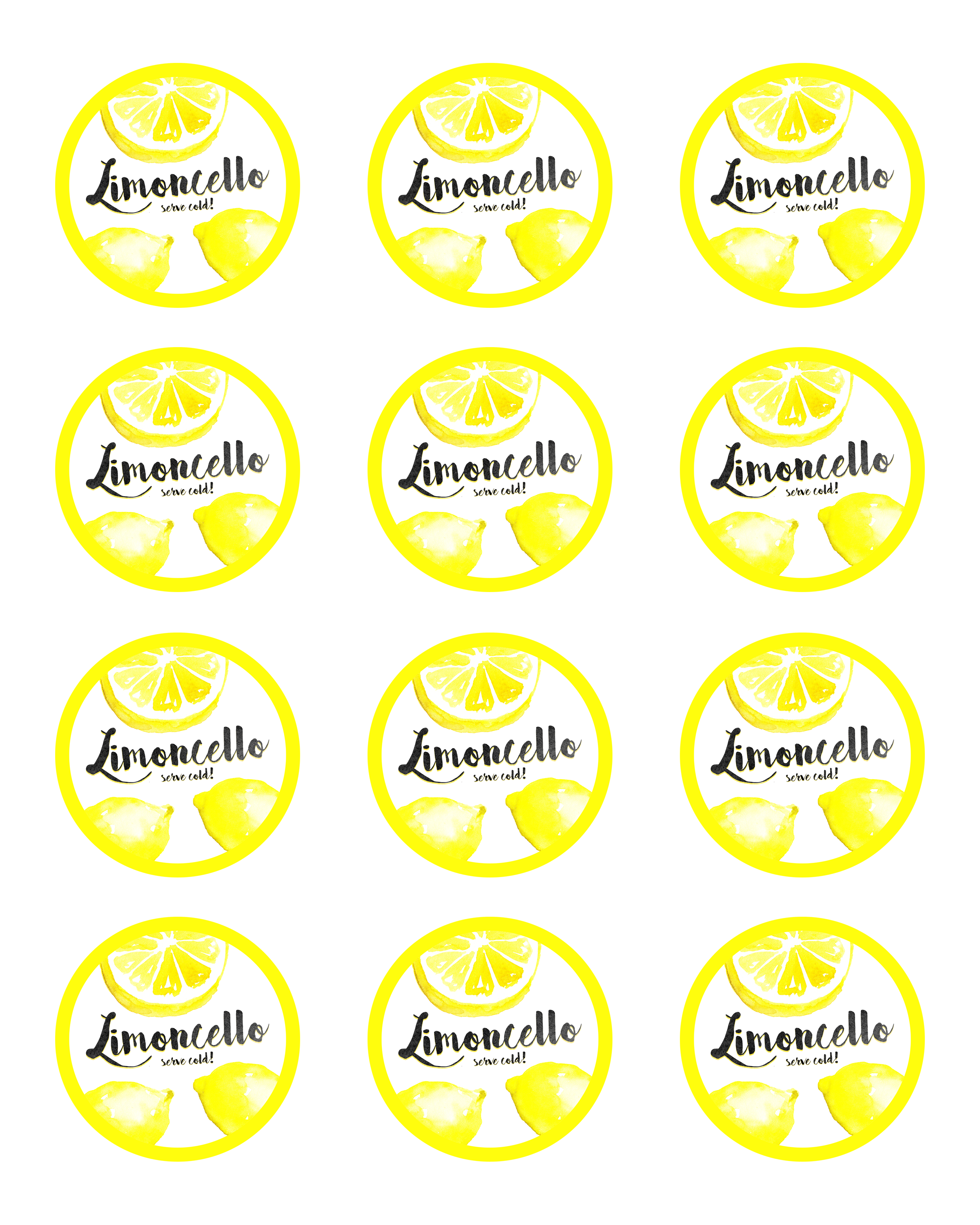 Homemade Limoncello With Free Printable Labels The Cottage Market Recipe Homemade Limoncello Labels Printables Free Limoncello