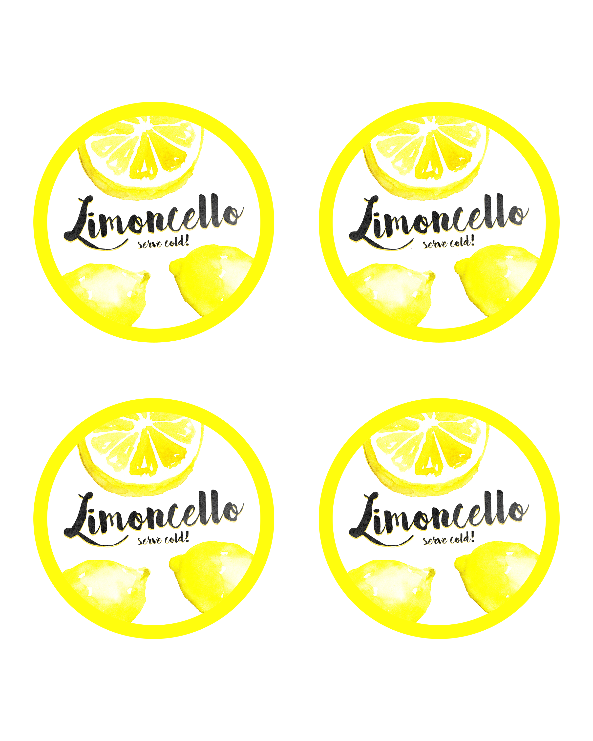 Homemade Limoncello With Free Printable Labels The Cottage Market