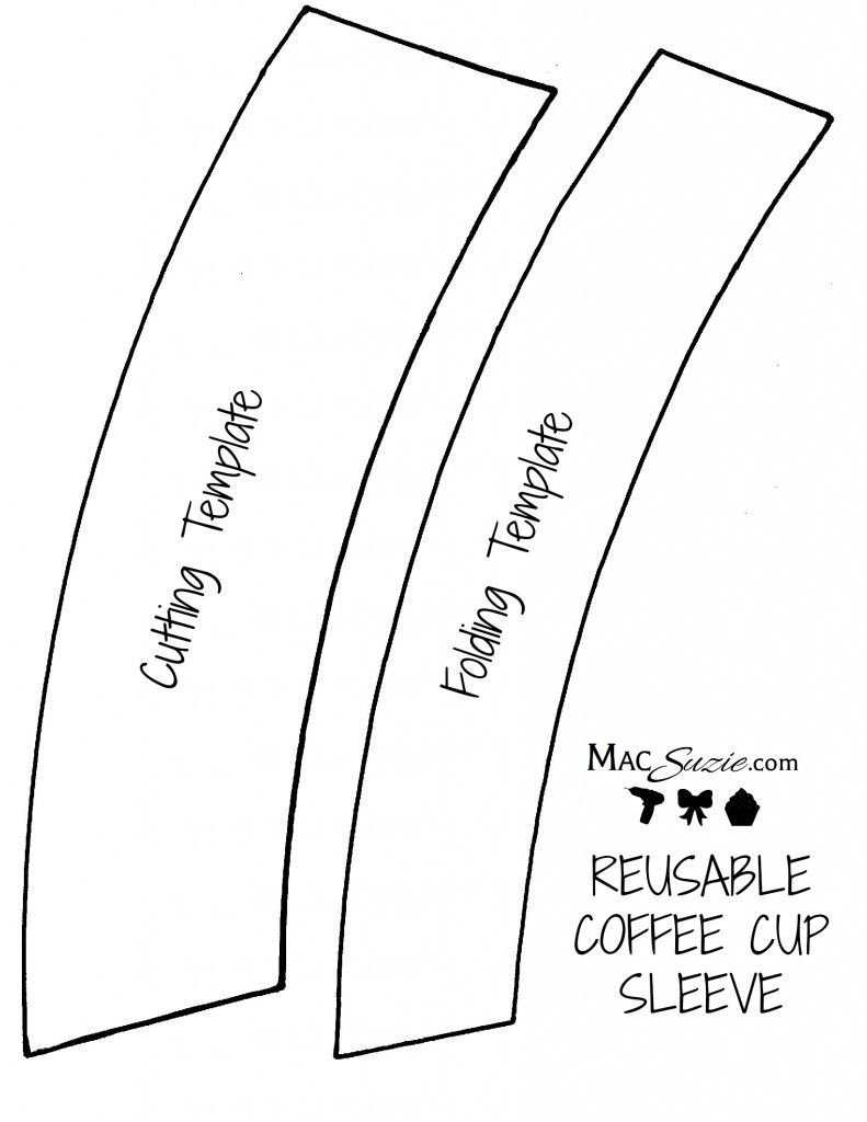 Printable Coffee Cup Sleeve Template