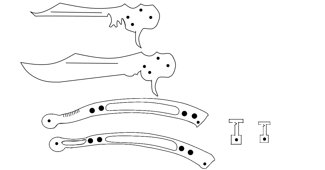 Improved CS GO Butterfly Knife By NeonNinja2320 On DeviantArt Butterfly Knife Cs Go Butterfly Knife Drawing