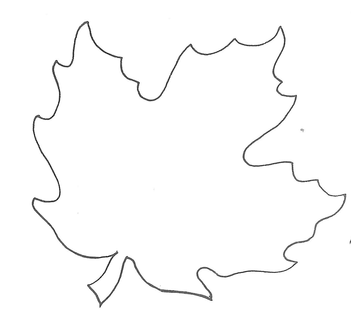 Maple Leaf Printable Template