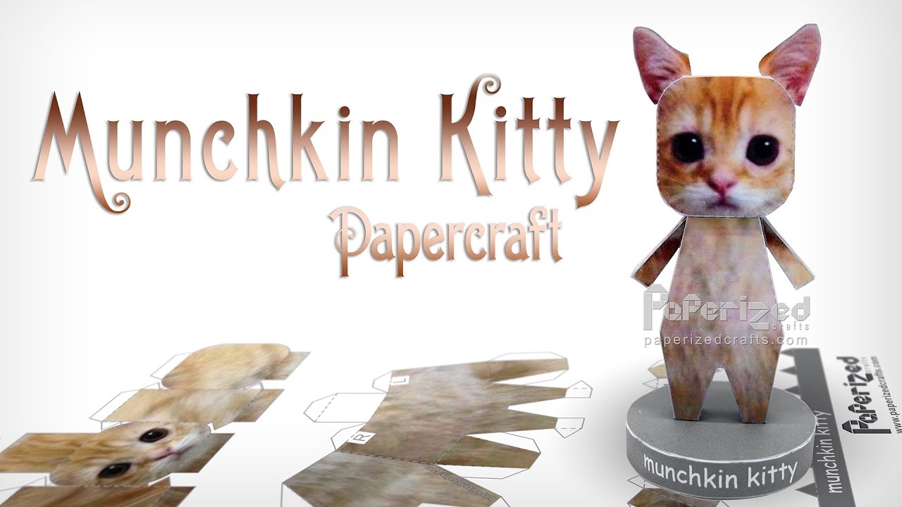 Munchkin Kitty El Gato Paperized Paperized Crafts