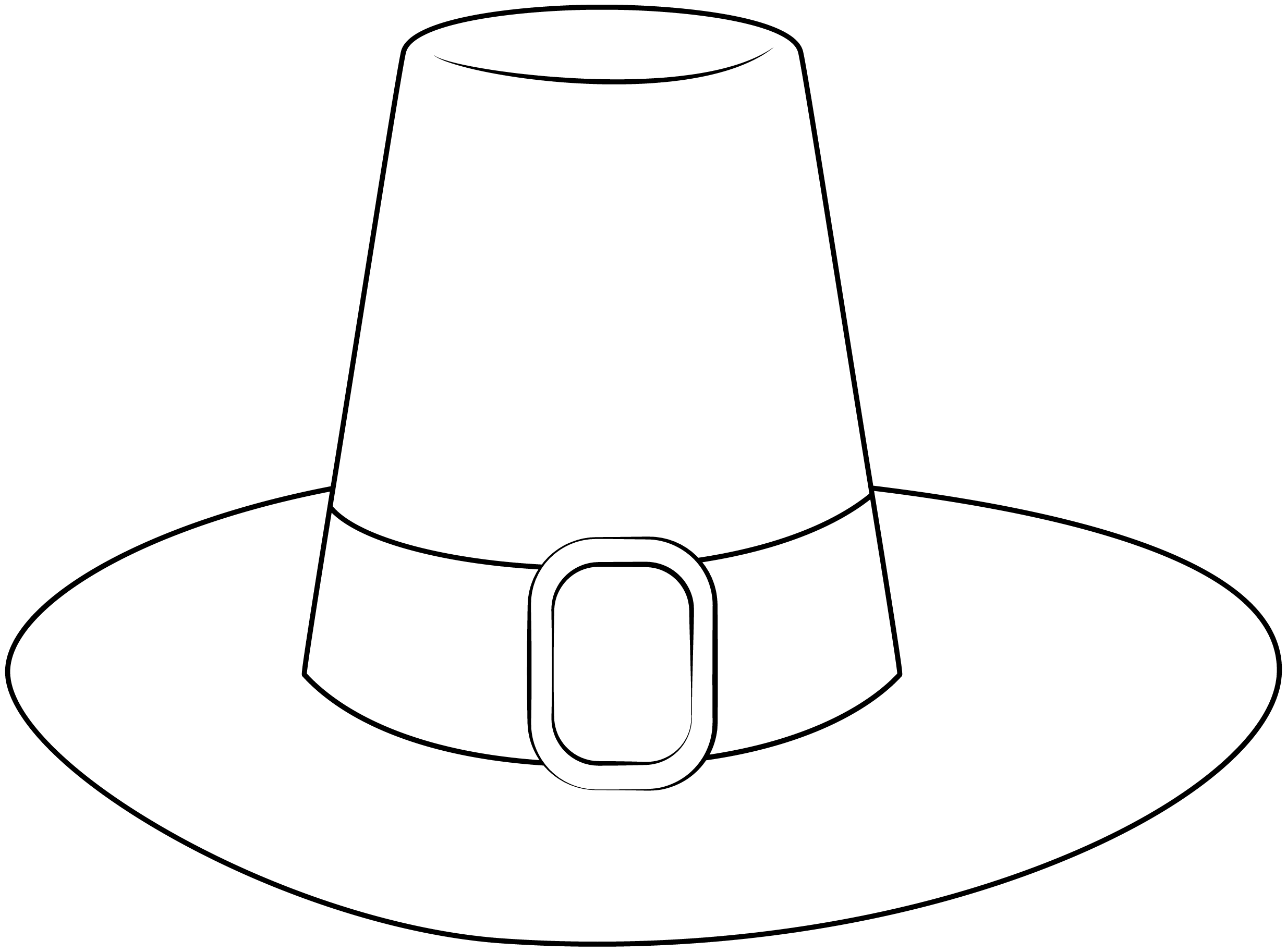 Pilgrim Hat Template Printable