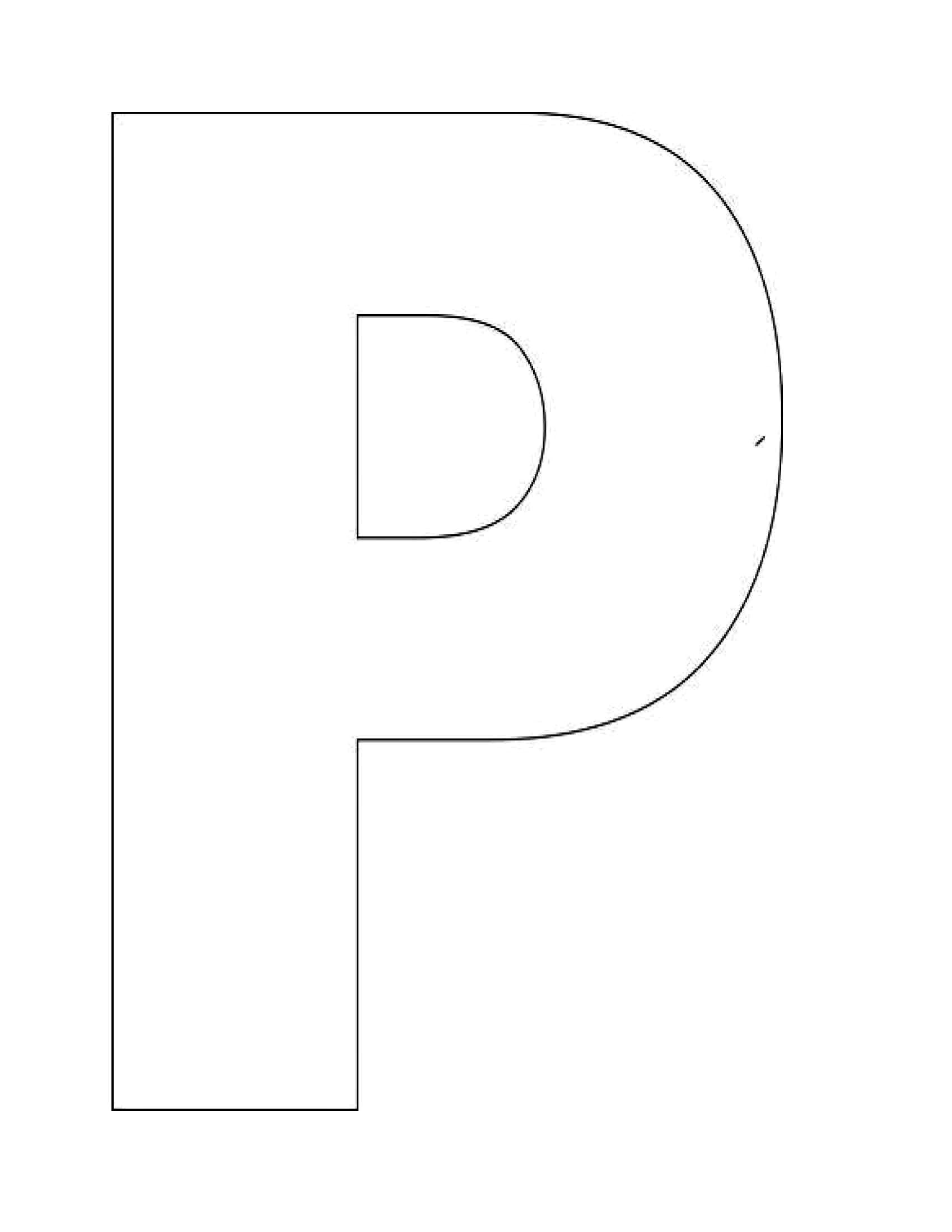 Printable Letter P Template Preschool Letters Alphabet Letters To Print Letter P Crafts