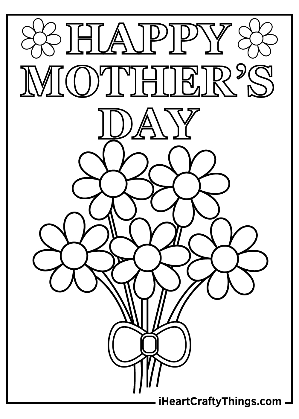 Printable Mother s Day Coloring Pages Updated 2023 