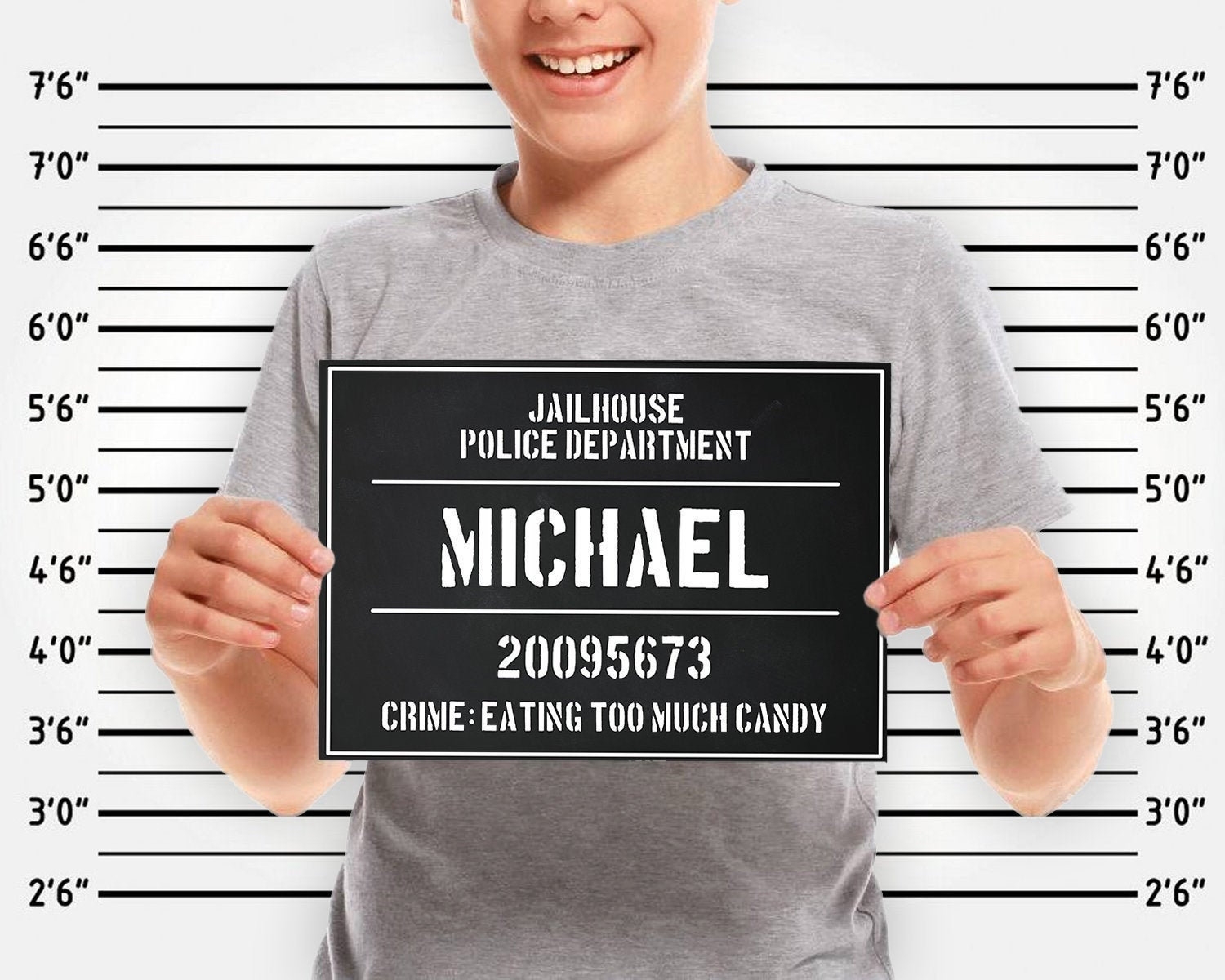 Printable Mugshot Sign Board Template Etsy de