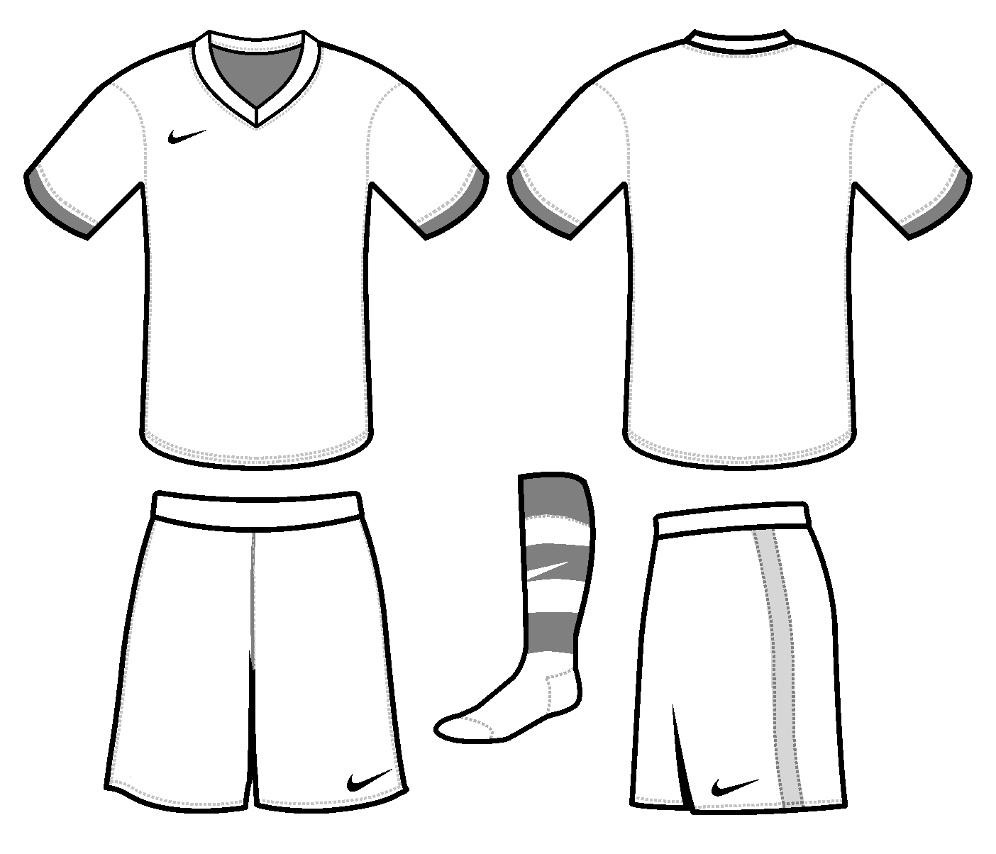 Printable Football Jersey Template