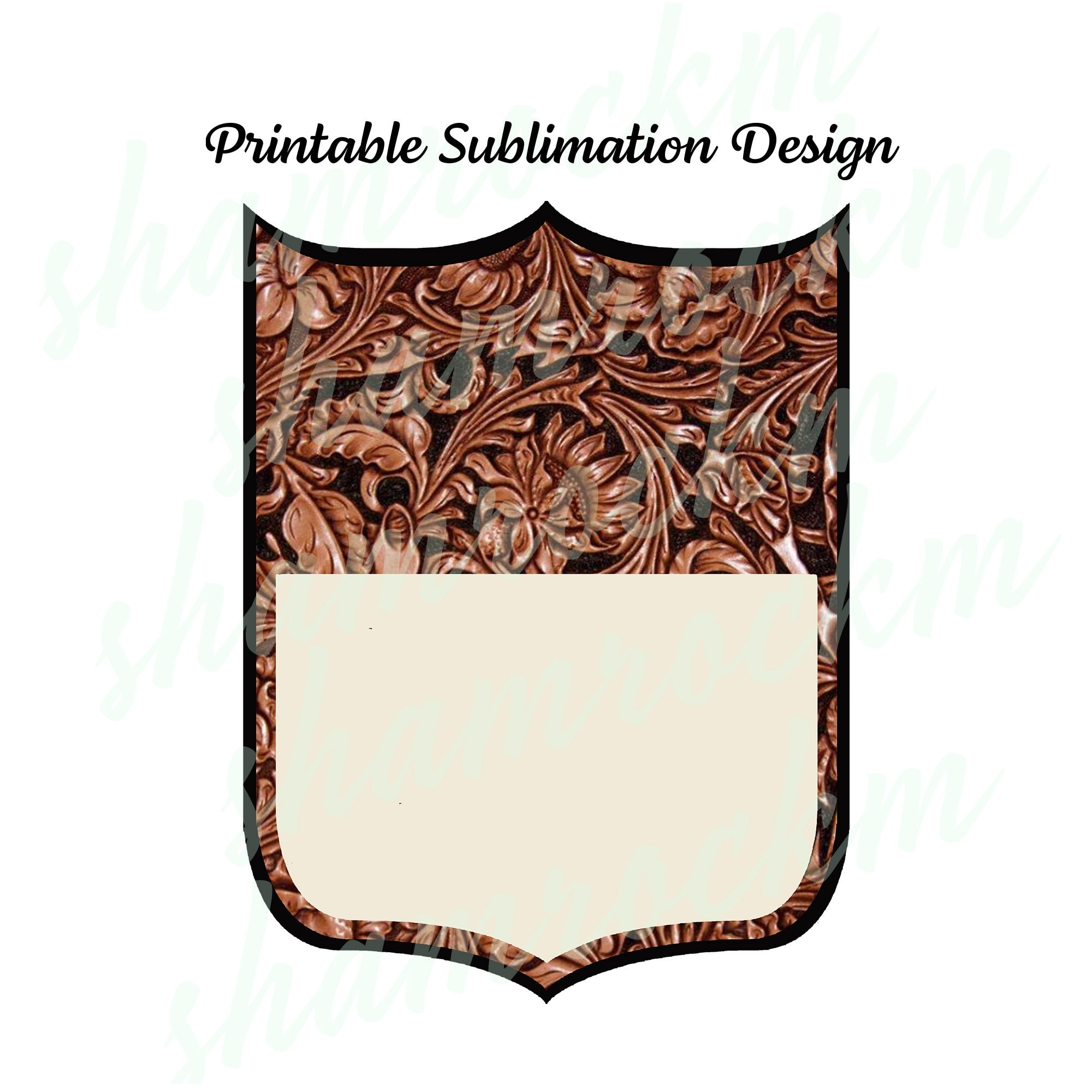 Printable Sublimation Design Rodeo Back Number In Tooled Etsy
