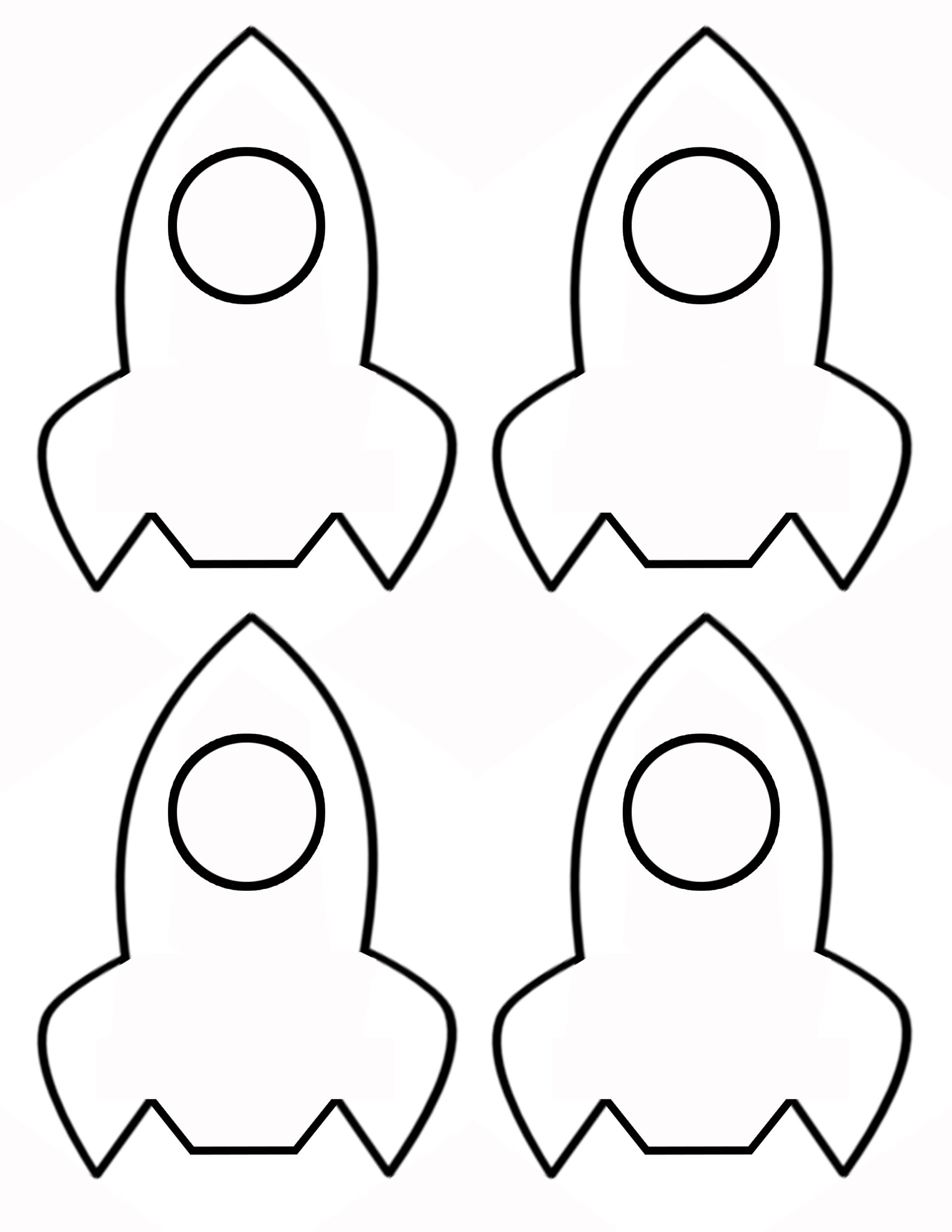 Printable Template For The Sharing Something Sweet Craft Kids Will Tape Or Glue Two Rocket Ship Cutouts Around A Suck Space Crafts Space Theme Space Preschool