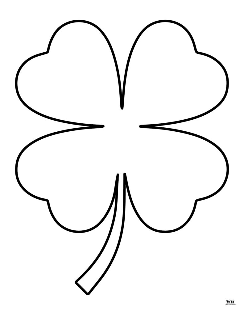 Shamrock Templates Coloring Pages 30 FREE Printables Printabulls