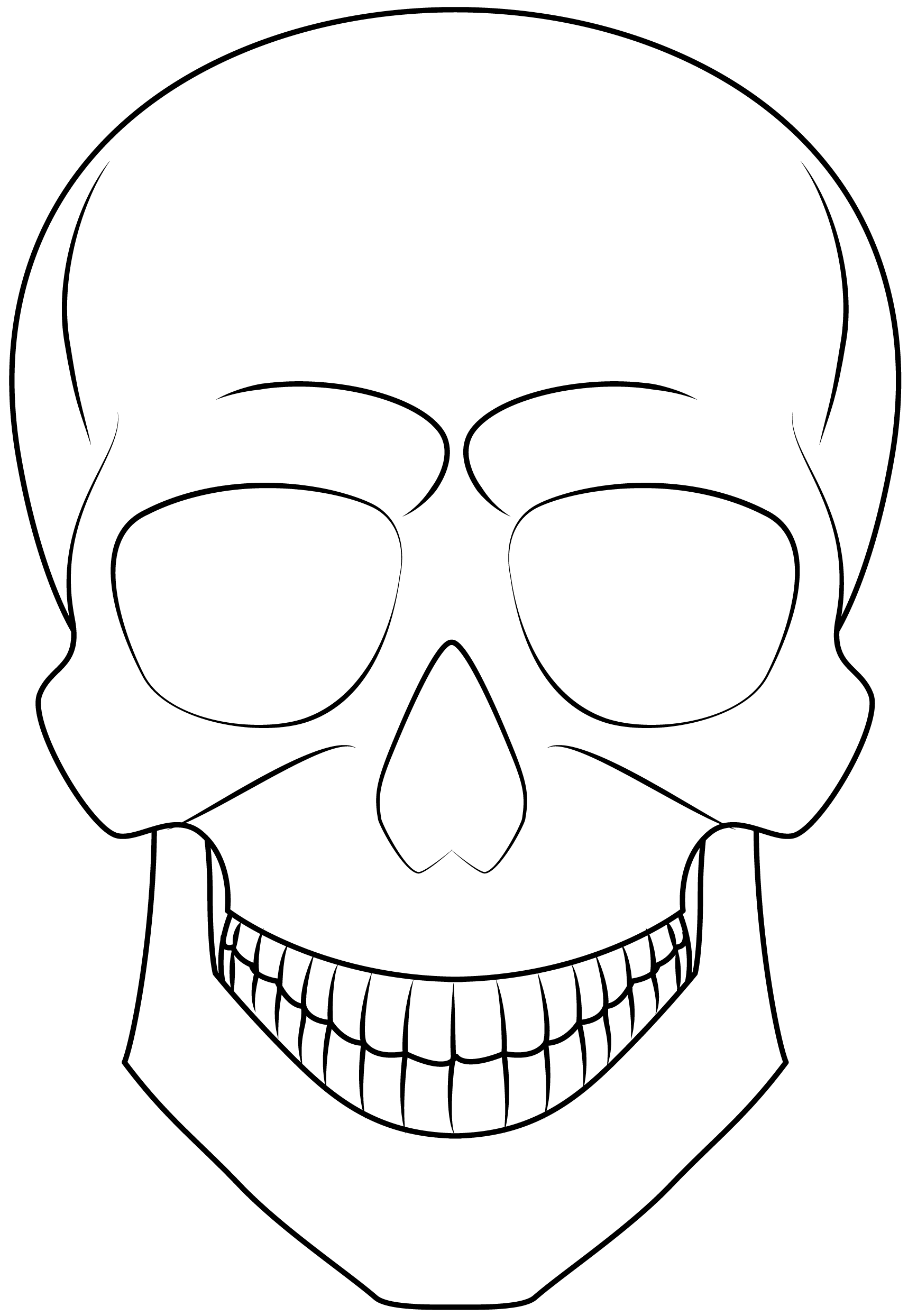 Free Printable Skull Template