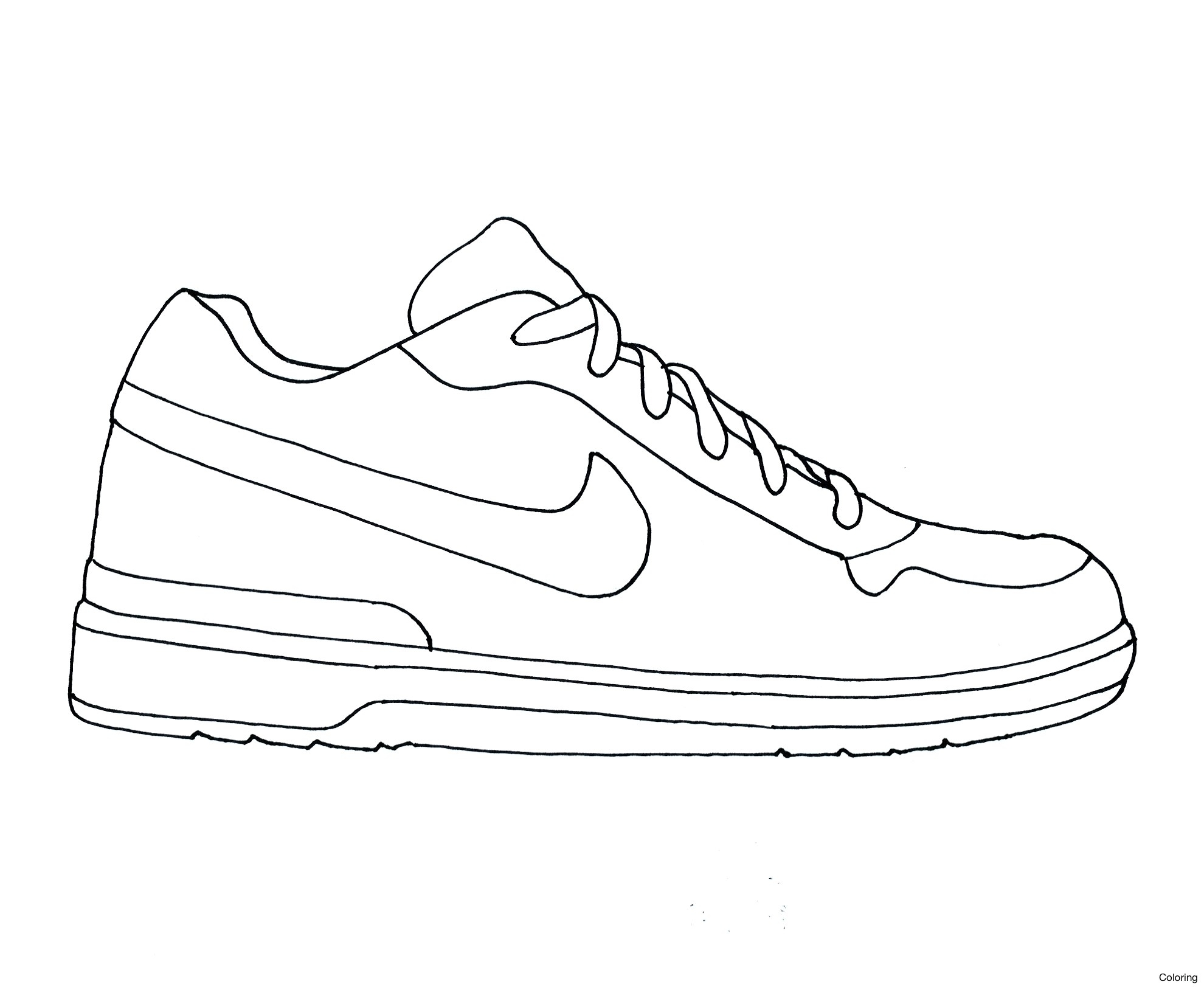 Tennis Shoe Template Printable