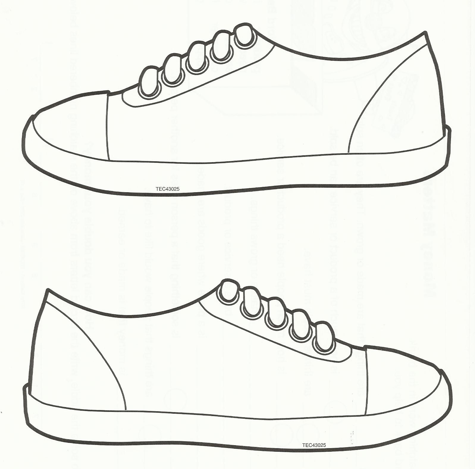 Squish Preschool Ideas Sneaker Art Sneaker Art Shoe Template Design Your Own Shoes