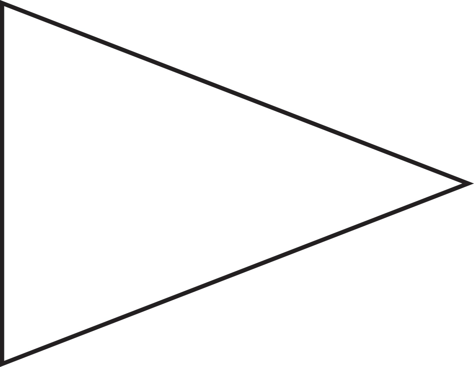 Free Printable Triangle Template