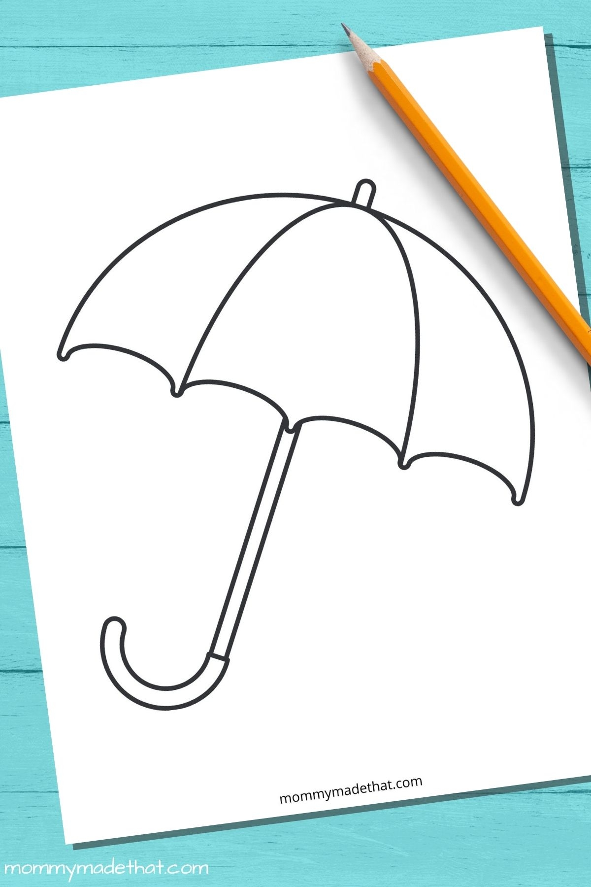 Free Printable Umbrella Template