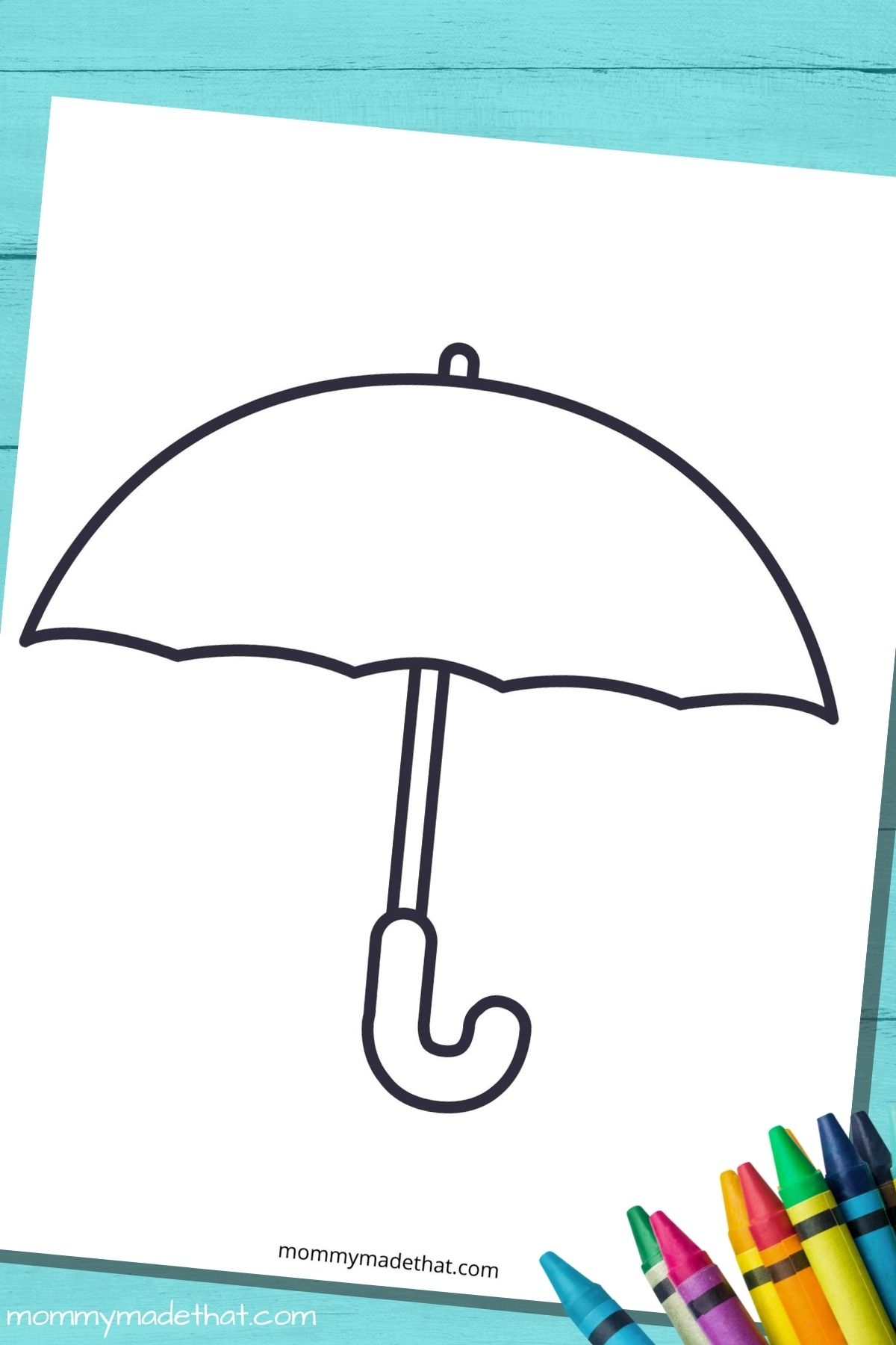 Umbrella Template And Outlines Free Printables 