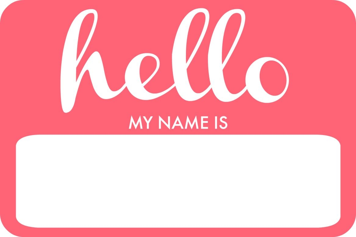 Free Printable Hello My Name Is Template