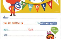 15 Free Printable Birthday Invitations