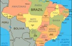 4 Free Printable Labeled And Blank Map Of Brazil Map Outline In PDF World Map With Countries