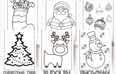 Free Printable Christmas Coloring Pages About A Mom