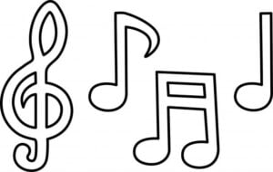 Free Printable Music Note Coloring Pages For Kids Music Notes Drawing Music Coloring Music Notes Art
