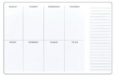 Free Printable Weekly Planner Templates