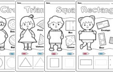 Free Shapes Worksheets For Preschoolers TeachersMag