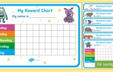 Reward Charts Printable Classroom Management Resources