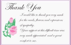 Thank You Letter For Sympathy Card Free Printable Greeting Cards Sympathy Thank You Cards Sympathy Card Sayings