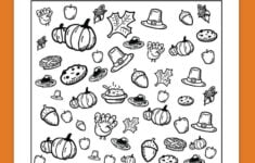 Thanksgiving I Spy Game Free Printable Thanksgiving Activities