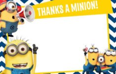 The Minions Thank You Card Minions Birthday Party Etsy Minion Birthday Card Minion Birthday Invitations Minion Birthday