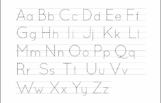 10 Best Free Printable Alphabet Tracing Letters Printablee
