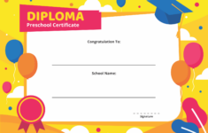 10 Best Free Printable Kindergarten Graduation Certificate Template Printablee