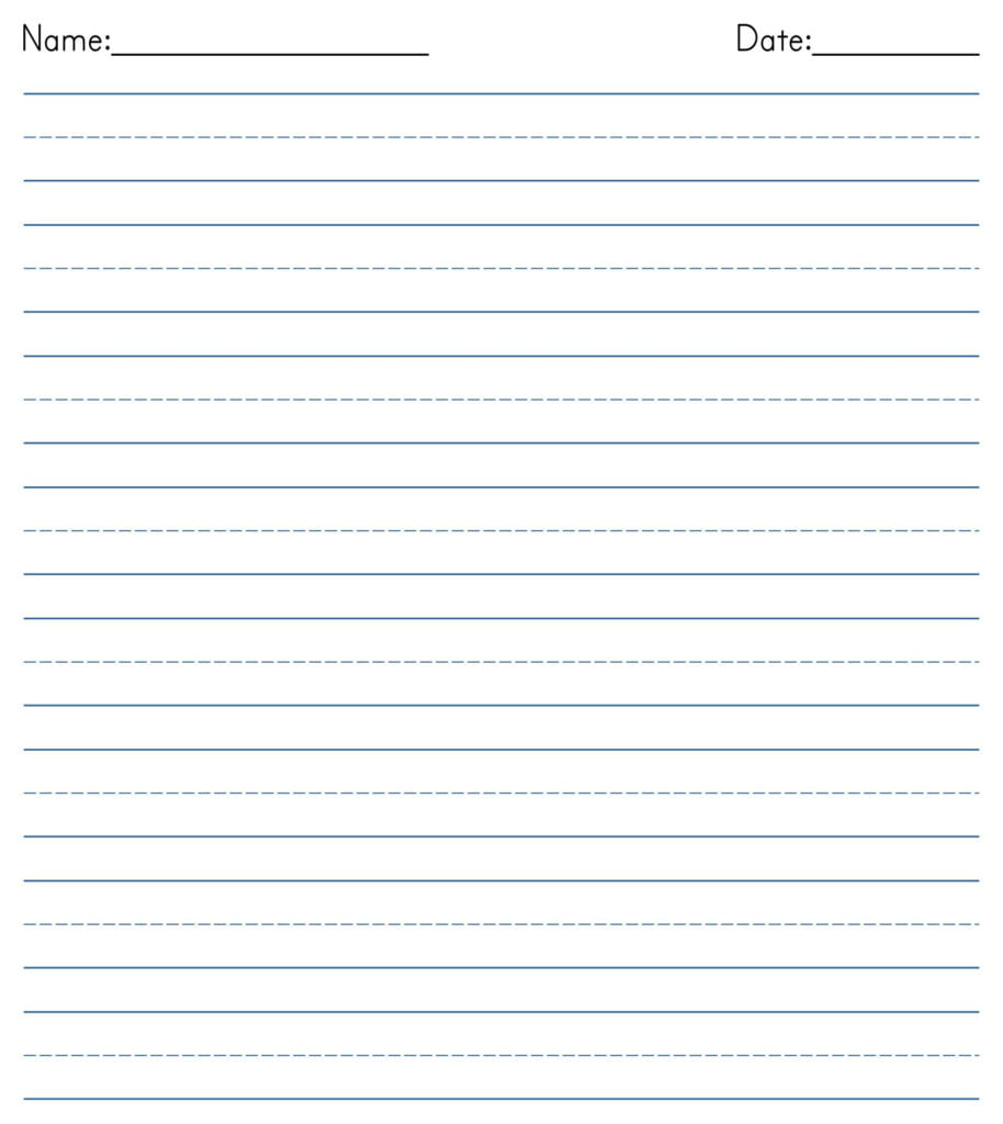 Blank Page To Type A Letter Free Printable