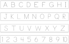 10 Best Printable Traceable Letters Printablee