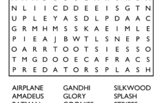 10 Free Printable Word Search Puzzles