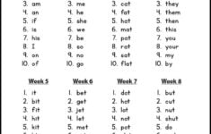 1st Grade Spelling Words 32 Weekly Spelling Lists