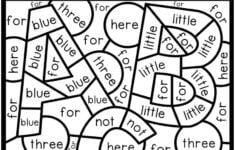 ABC Sight Words Coloring Page Free Printable Coloring Pages For Kids