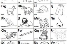 Alphabet Chart Printables A To Z Teacher Stuff Printable Pages And Worksheets