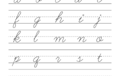 Alphabet Handwriting Practice Free Kindergarten English Worksheet For Kids
