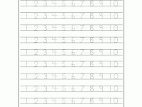 CreatePrintables 1 100 Number Tracing Practice