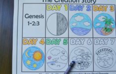 Creation Coloring Pages Help Kids Learn The Story Mary Martha Mama