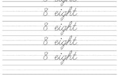 Cursive Handwriting Number Tracing Worksheets 1 20 Handwriting Numbers Handwriting Worksheets Handwriting Worksheets For Kids