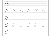 Cursive Writing Practice Sheets Free Kids Worksheets