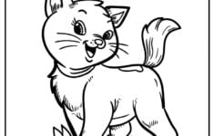 Cute Cat Coloring Pages 100 Unique And Extra Cute 2022