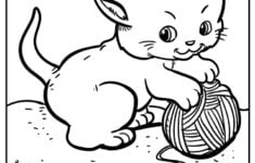 Cute Cat Coloring Pages 100 Unique And Extra Cute 2022